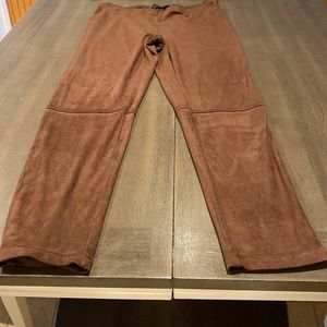 Brown suede leggings. Beautiful quality.